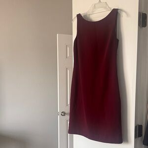 Banana Republic Rich Burgundy Mini Dress